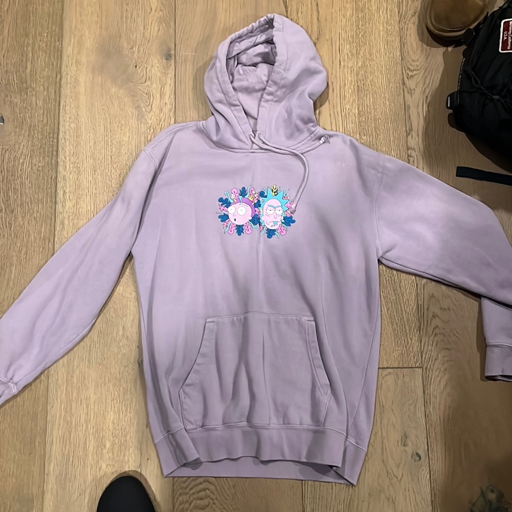 Primitive Rick and Morty hoodie size M